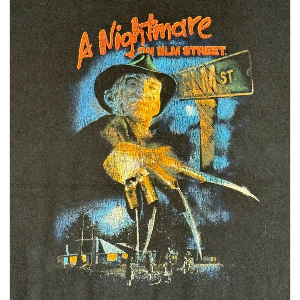 A Nightmare on Elm Street Freddy Krueger Graphic Tee Medium Horror Movie Shirt